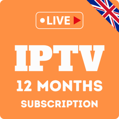 12 Months IPTV Subscription